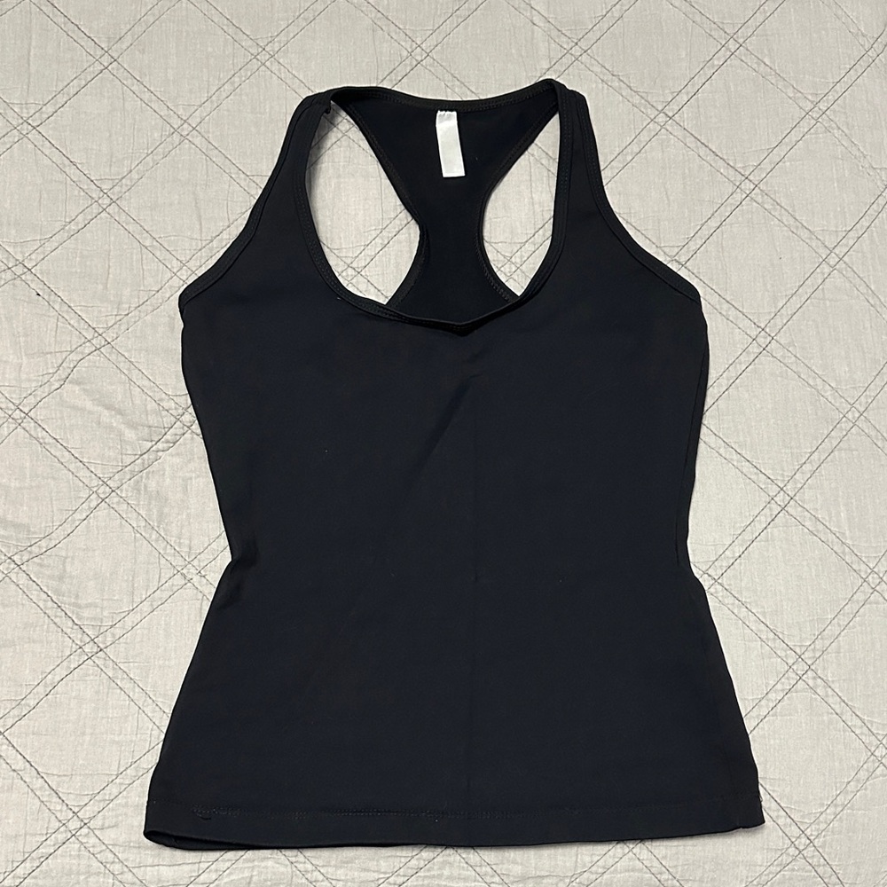Black Racerback Tank Top